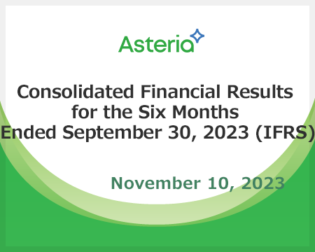 Image: Consolidated Financial Results
for the Six Months Ended September 30, 2023 (IFRS)