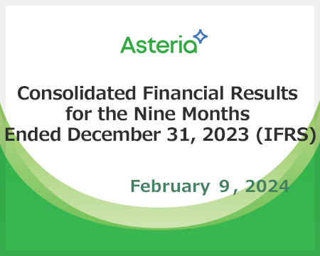 Image: Consolidated Financial Results
for the Nine Months Ended December 31, 2023 (IFRS)