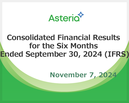 Image: Consolidated Financial Results
for the Six Months Ended September 30, 2024 (IFRS)